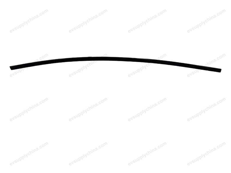 Left rear door trim assembly - piano black