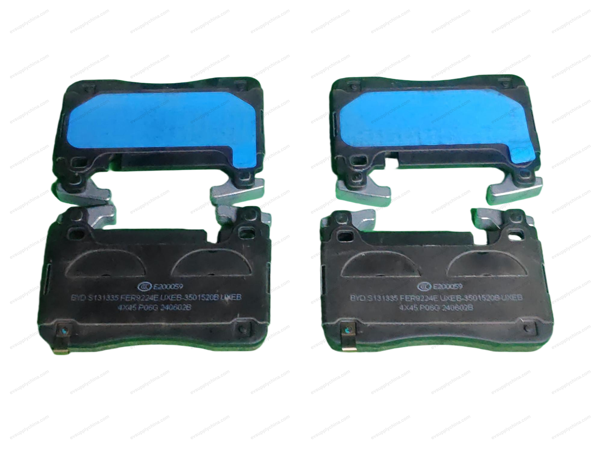 Front brake pad with mechanical alarm - after-sales package