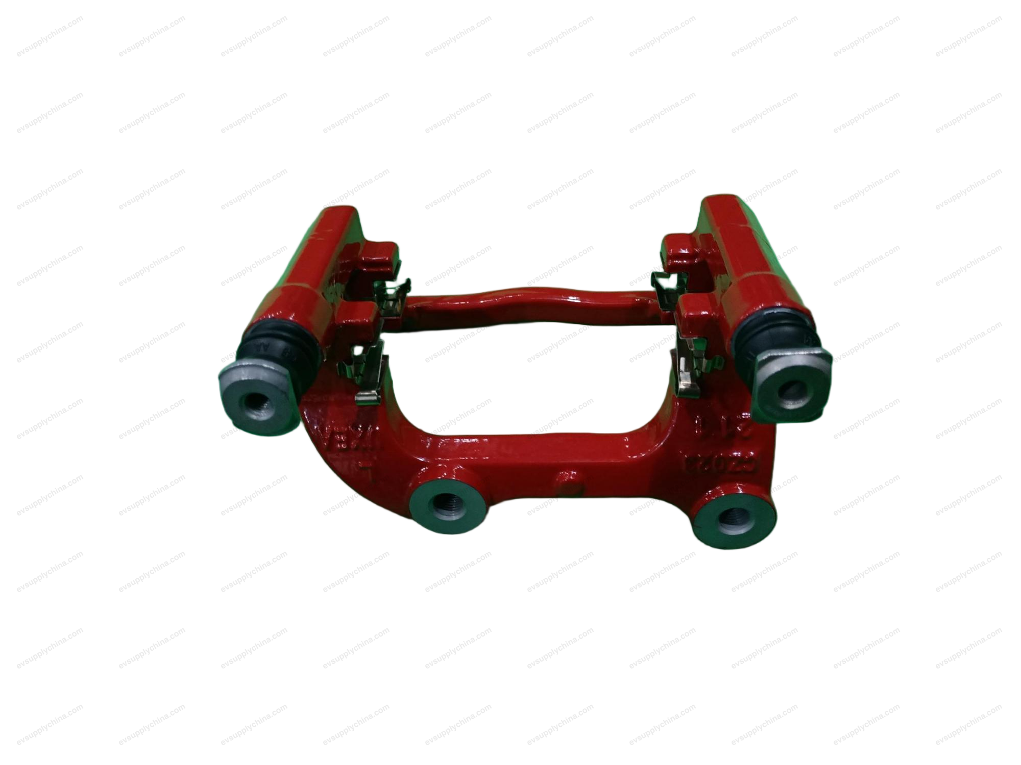 Left rear caliper bracket sub-assembly - Brembo red