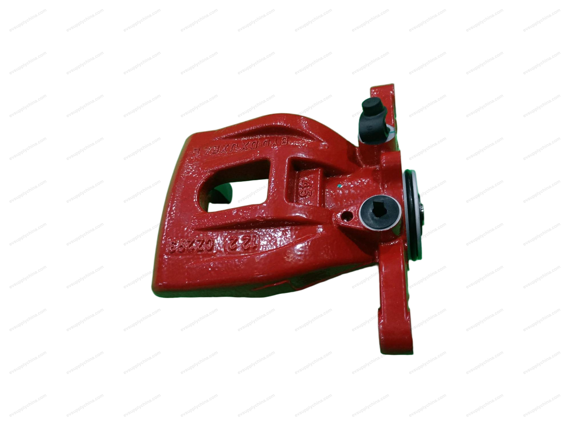 Left rear caliper sub-assembly - Brembo red