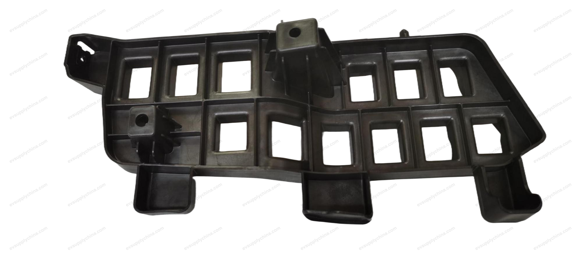 Rear bumper left lower support bracket assembly
