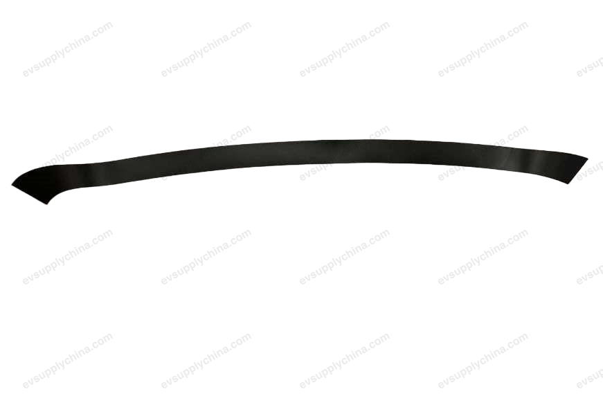 Blackout film on the left front door and window frame