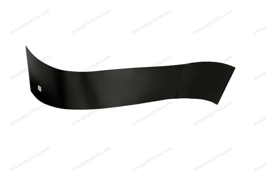 Blackout film on the left rear door and window frame