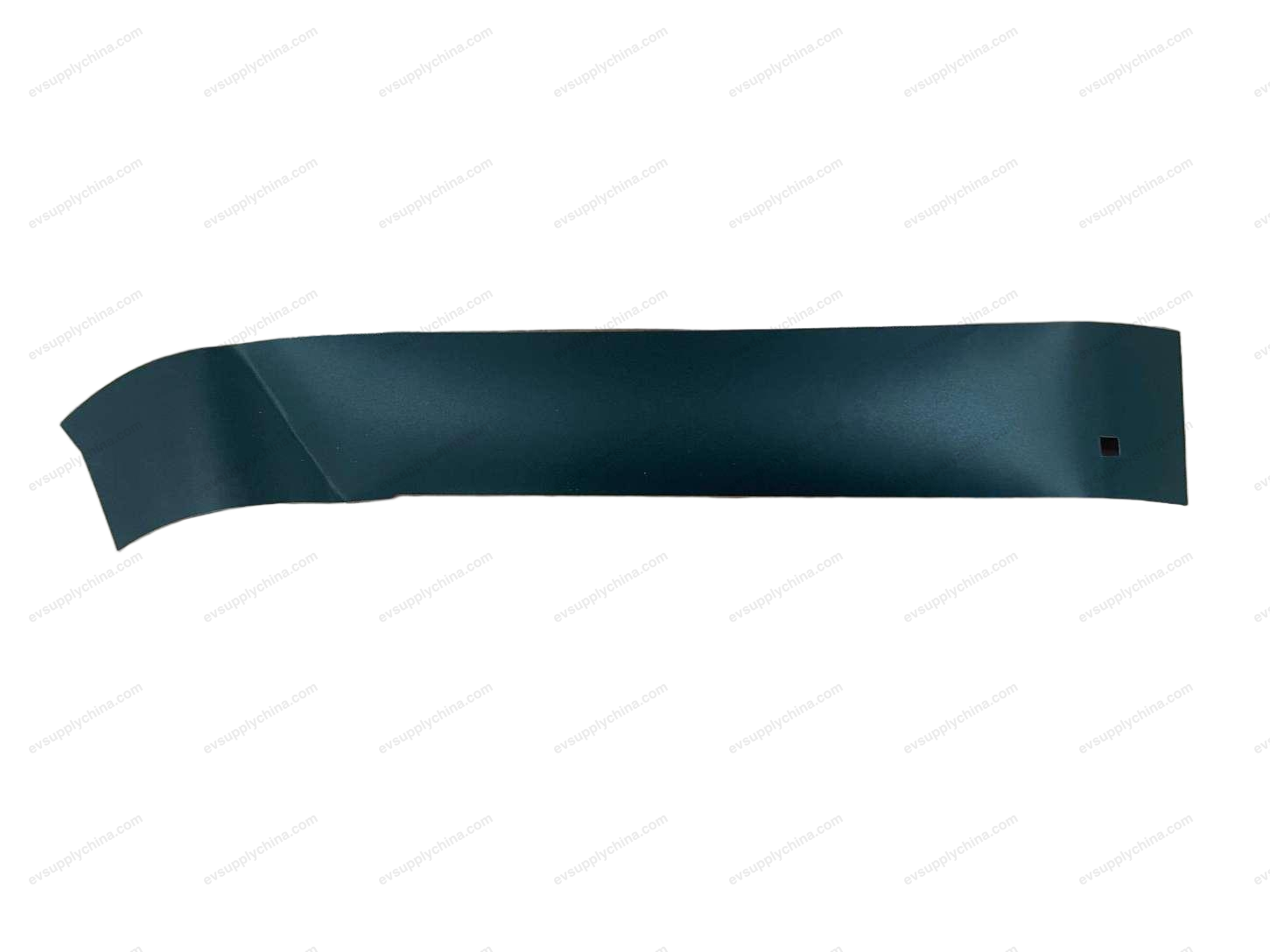 Blackout film on the left rear door and window frame
