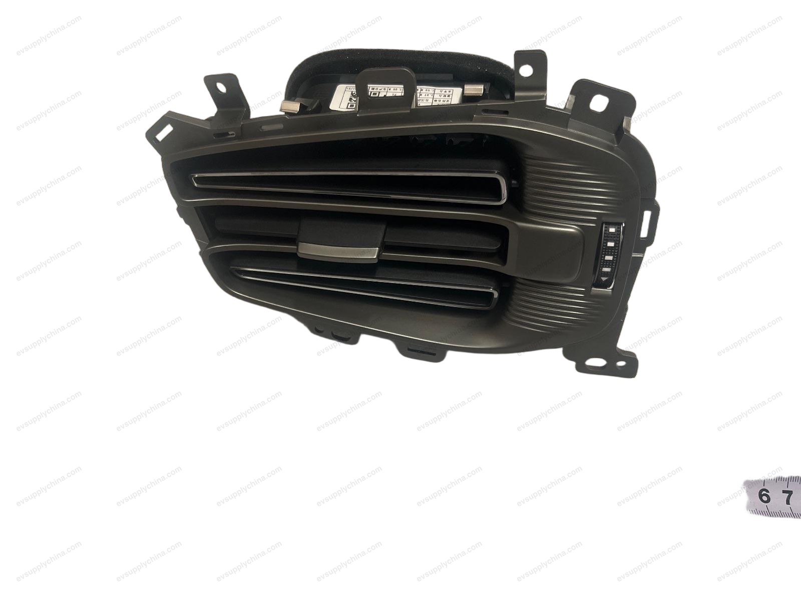 Instrument panel left air vent assembly - imitation matte gold plating