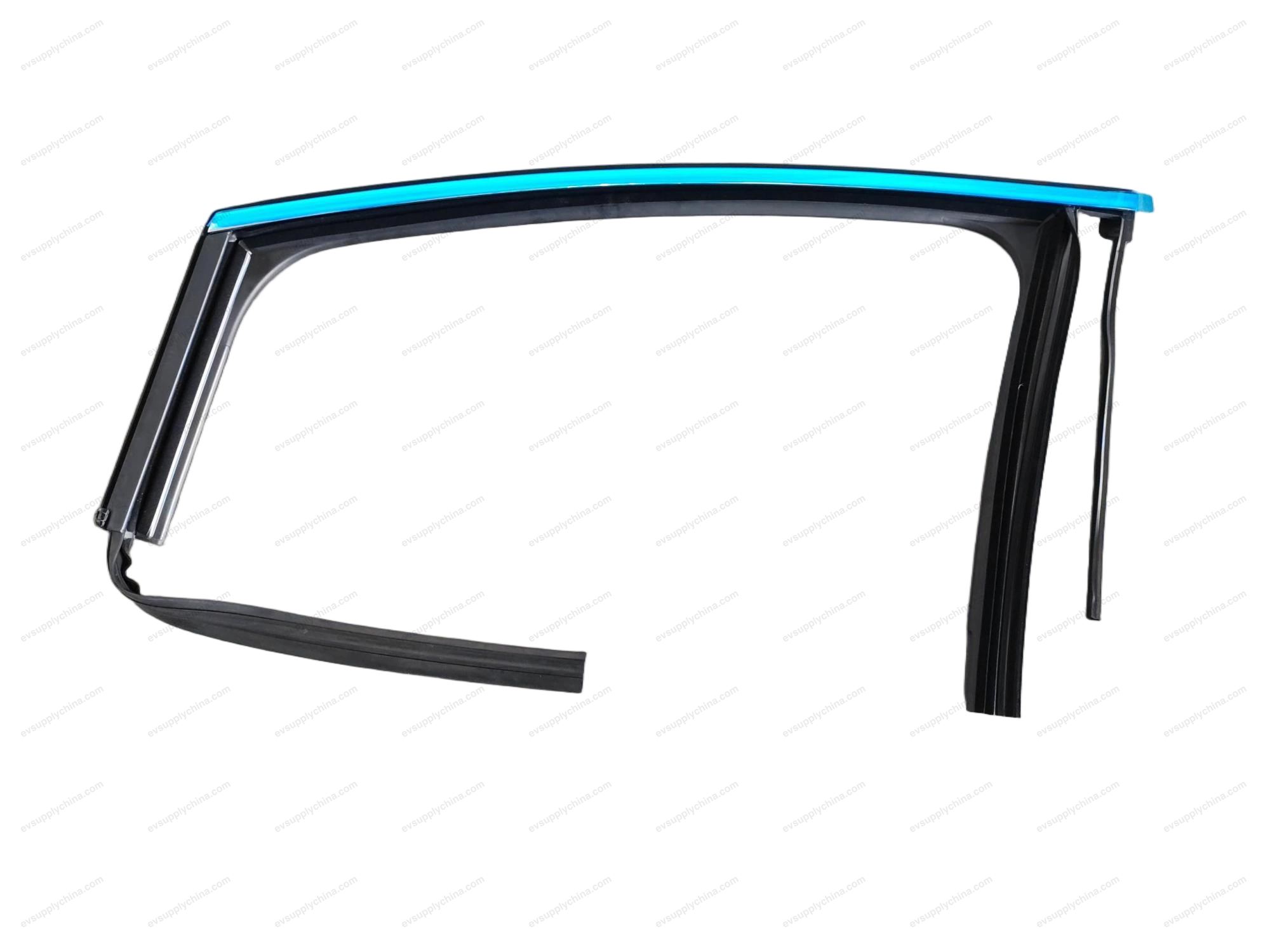 Left front door gusset assembly