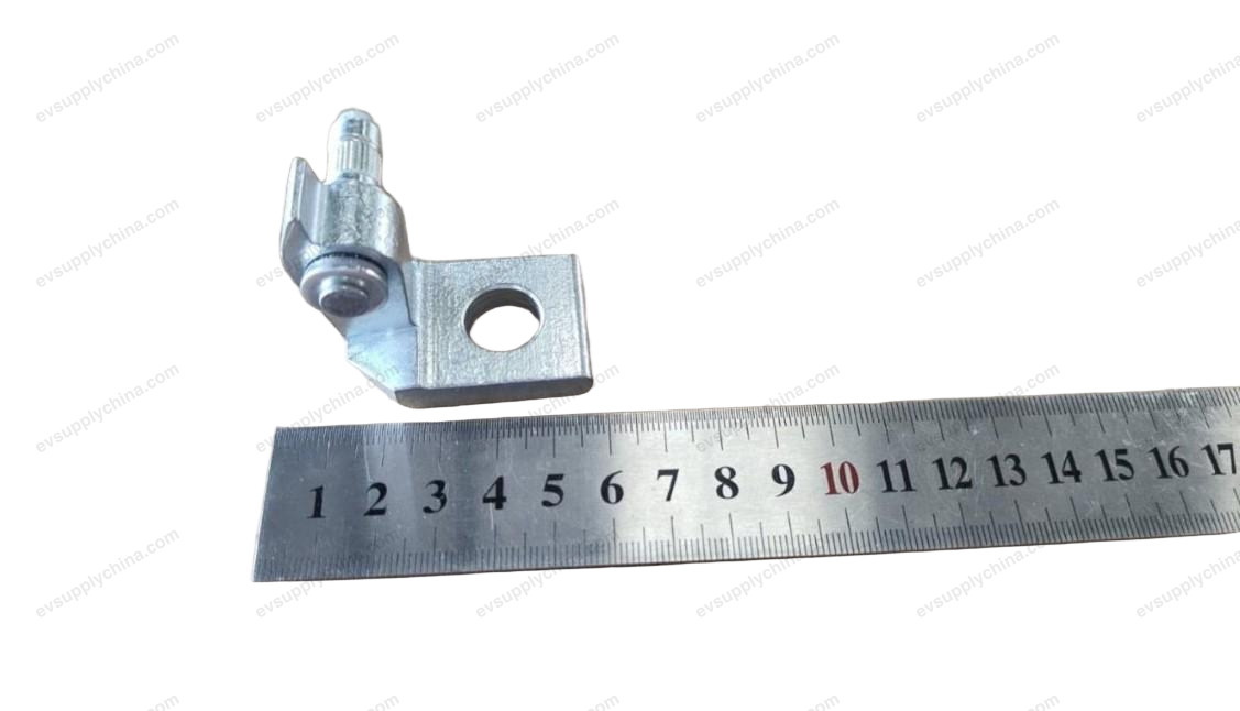 Left rear door upper hinge plate