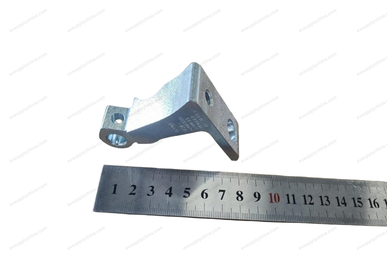 Left rear door upper hinge plate
