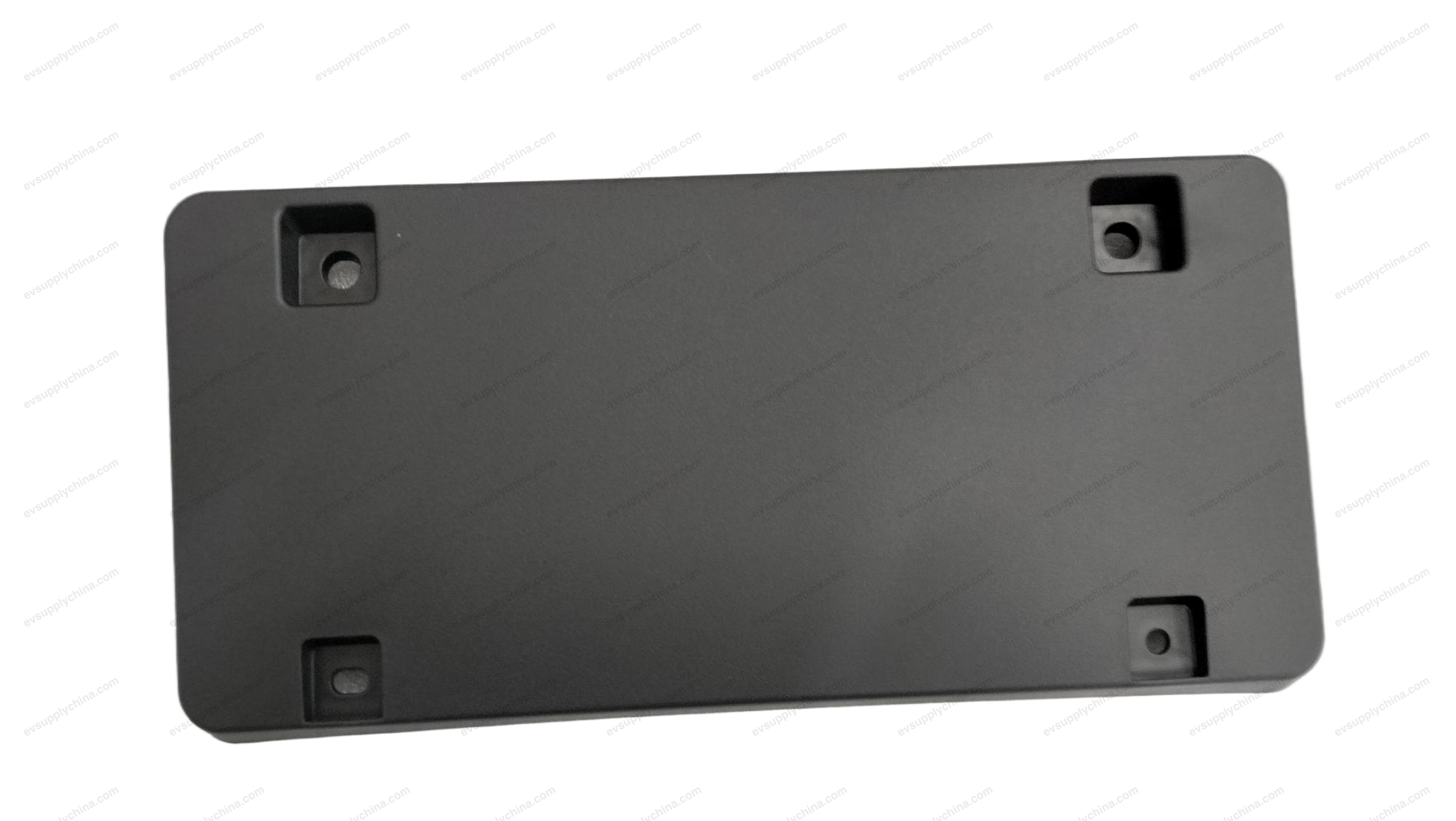 Rear license plate mounting base assembly