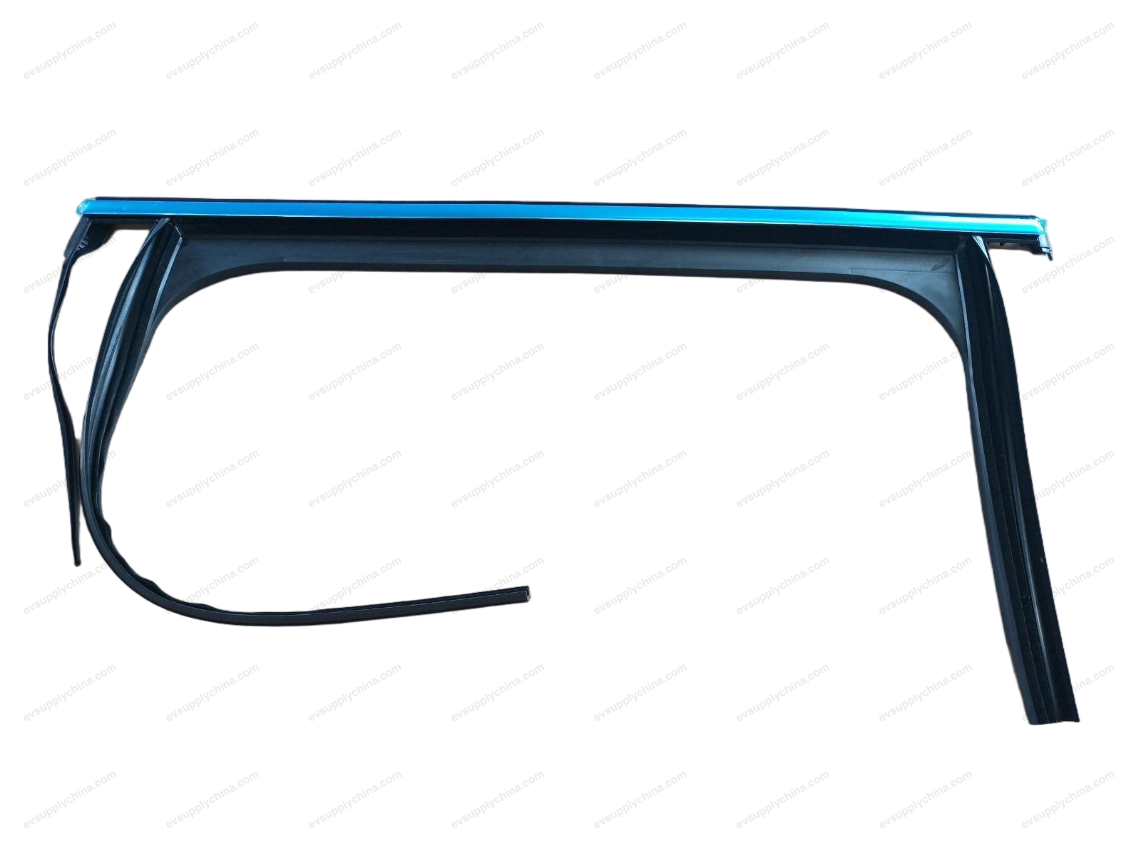 Right rear door groove assembly