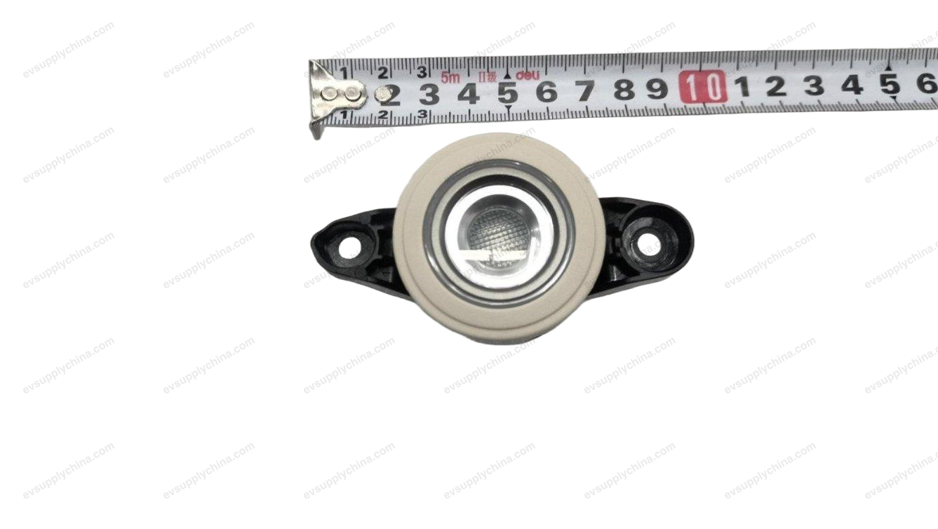 Right rear interior light assembly - matte gold plating — Denza D9