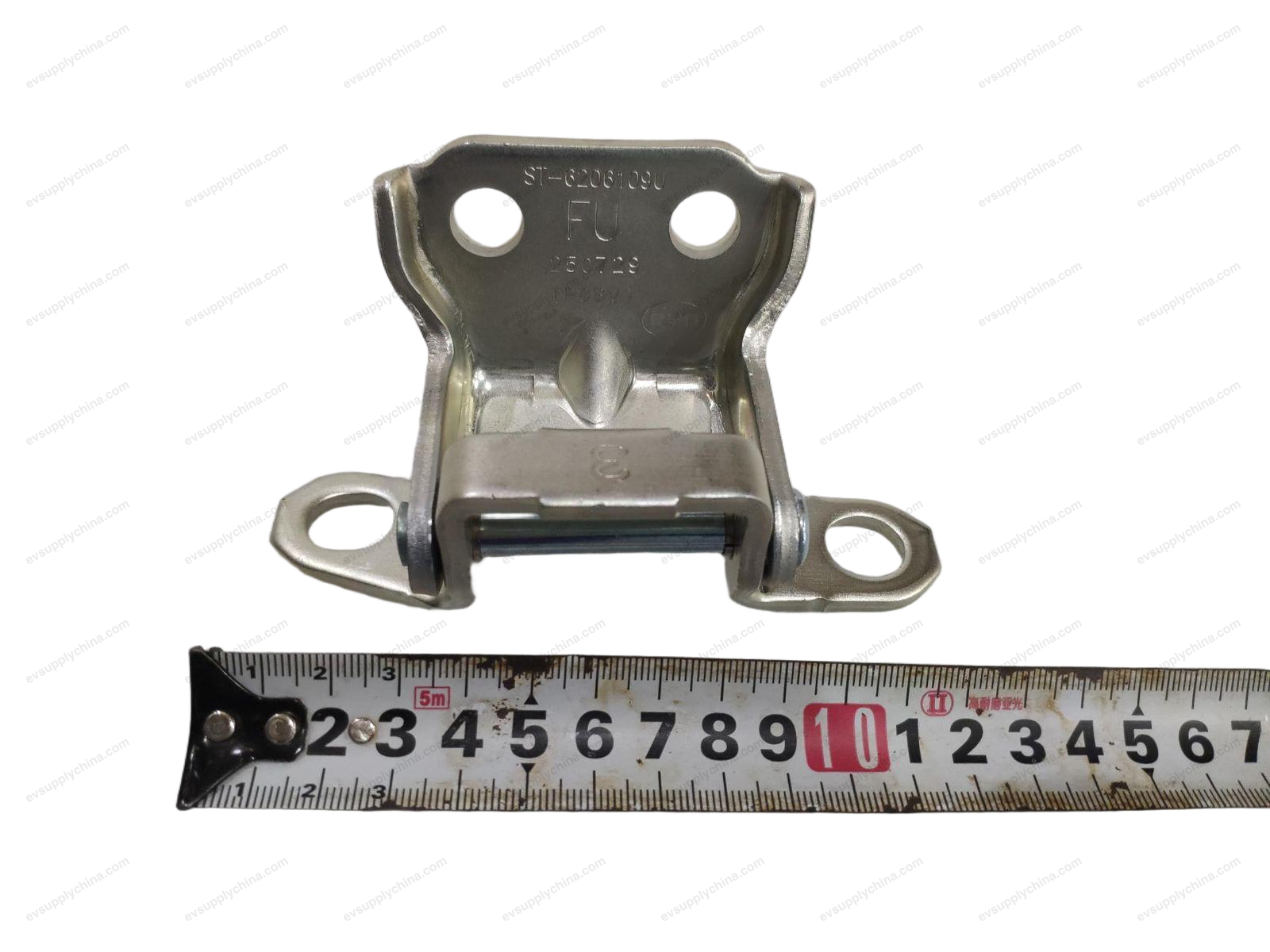Right rear door upper hinge assembly