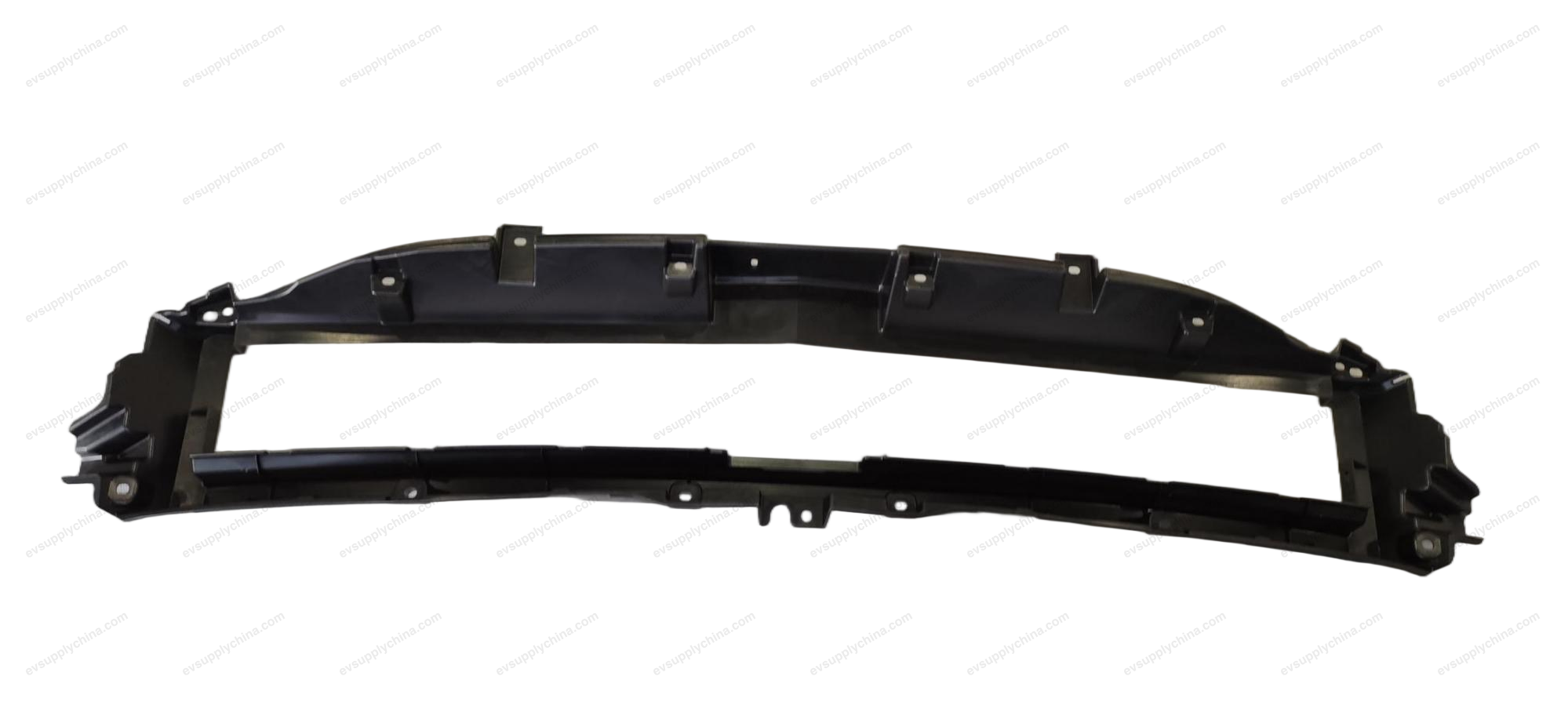 Front bumper air deflector