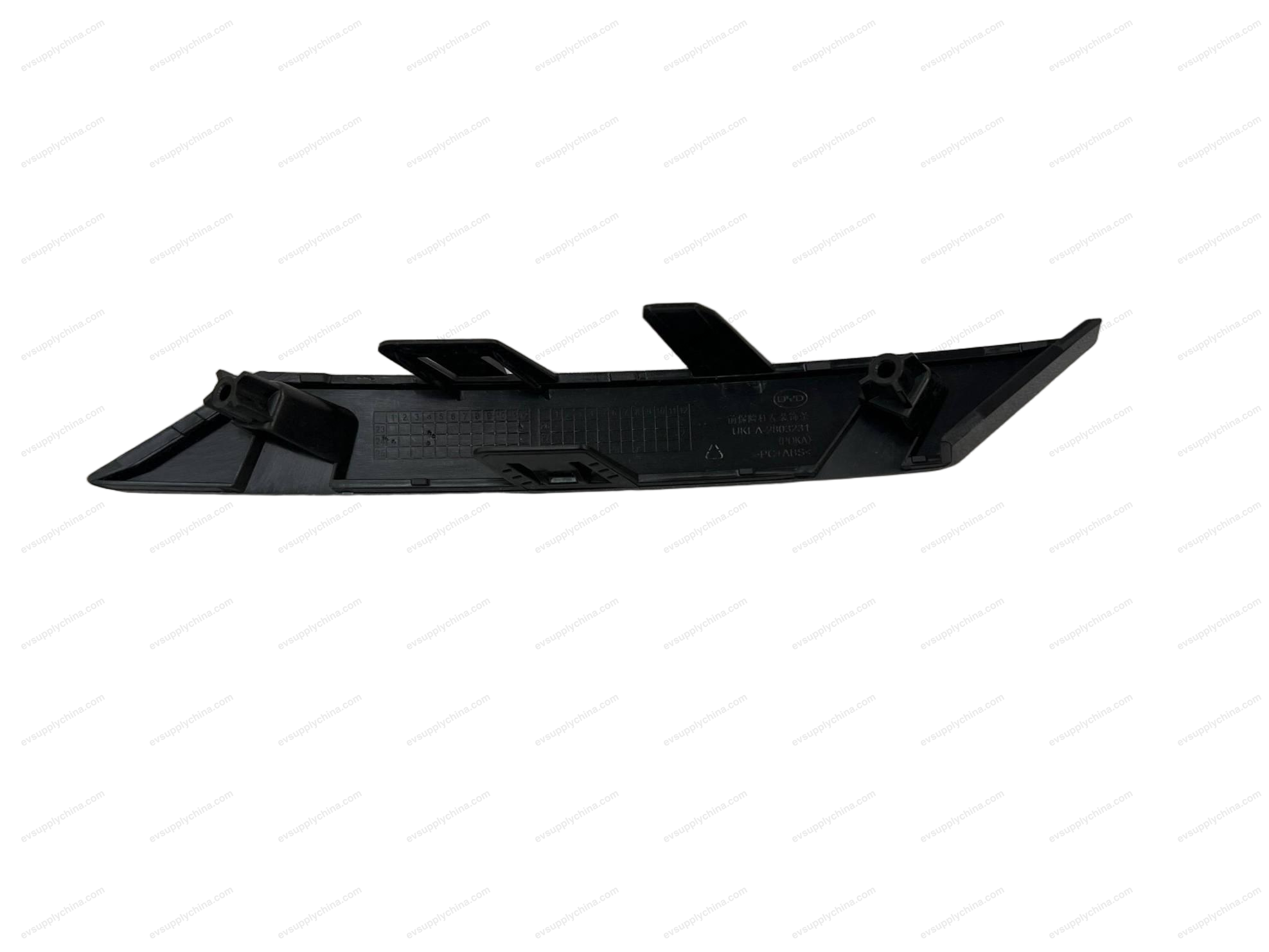 Front bumper left center decorative strip