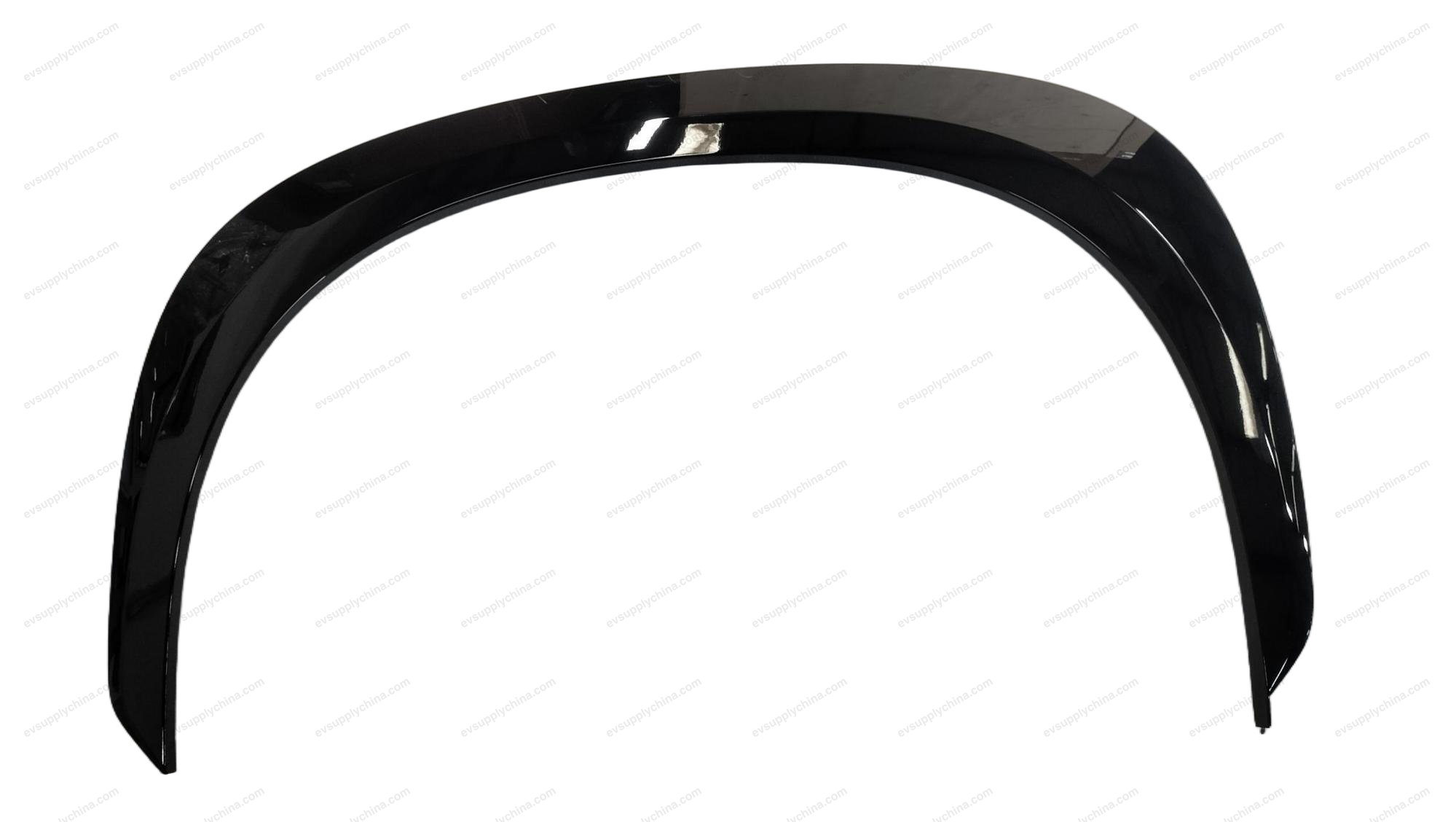 Left front wheel eyebrow decorative panel assembly