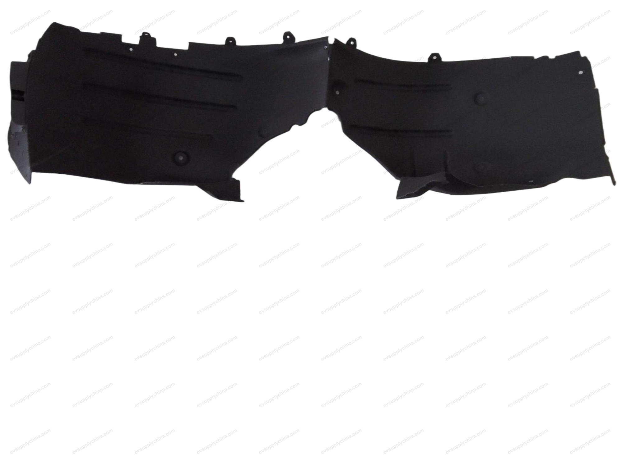 Left front wheel fender assembly