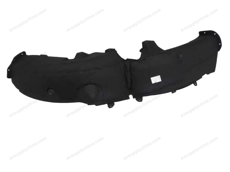 Left rear wheel fender assembly