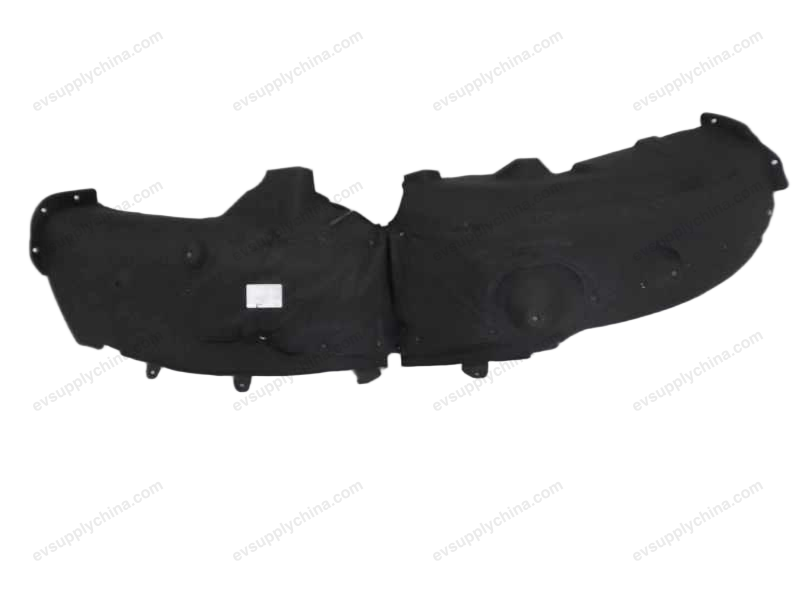 Right rear wheel fender assembly