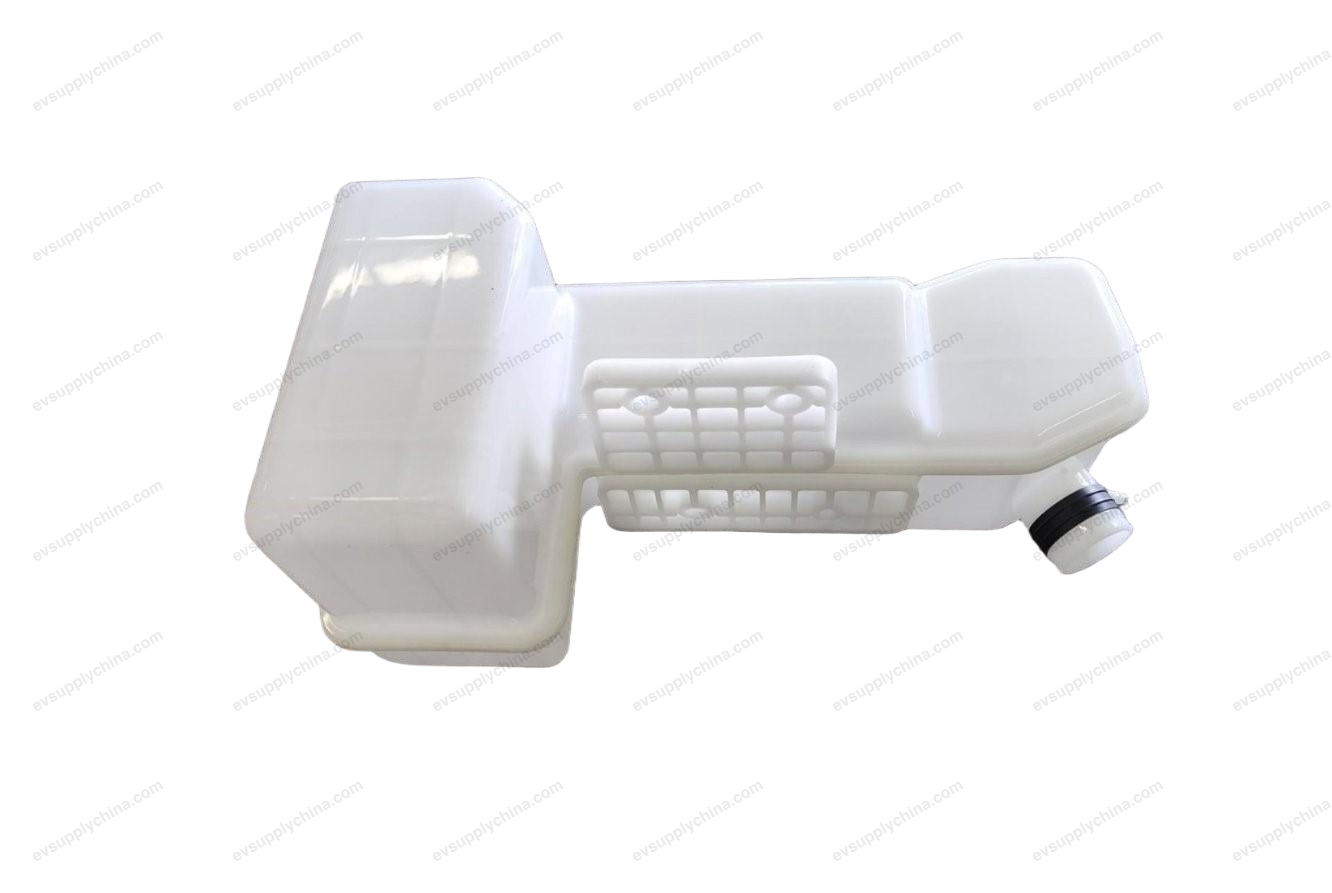 Detergent reservoir and motor assembly