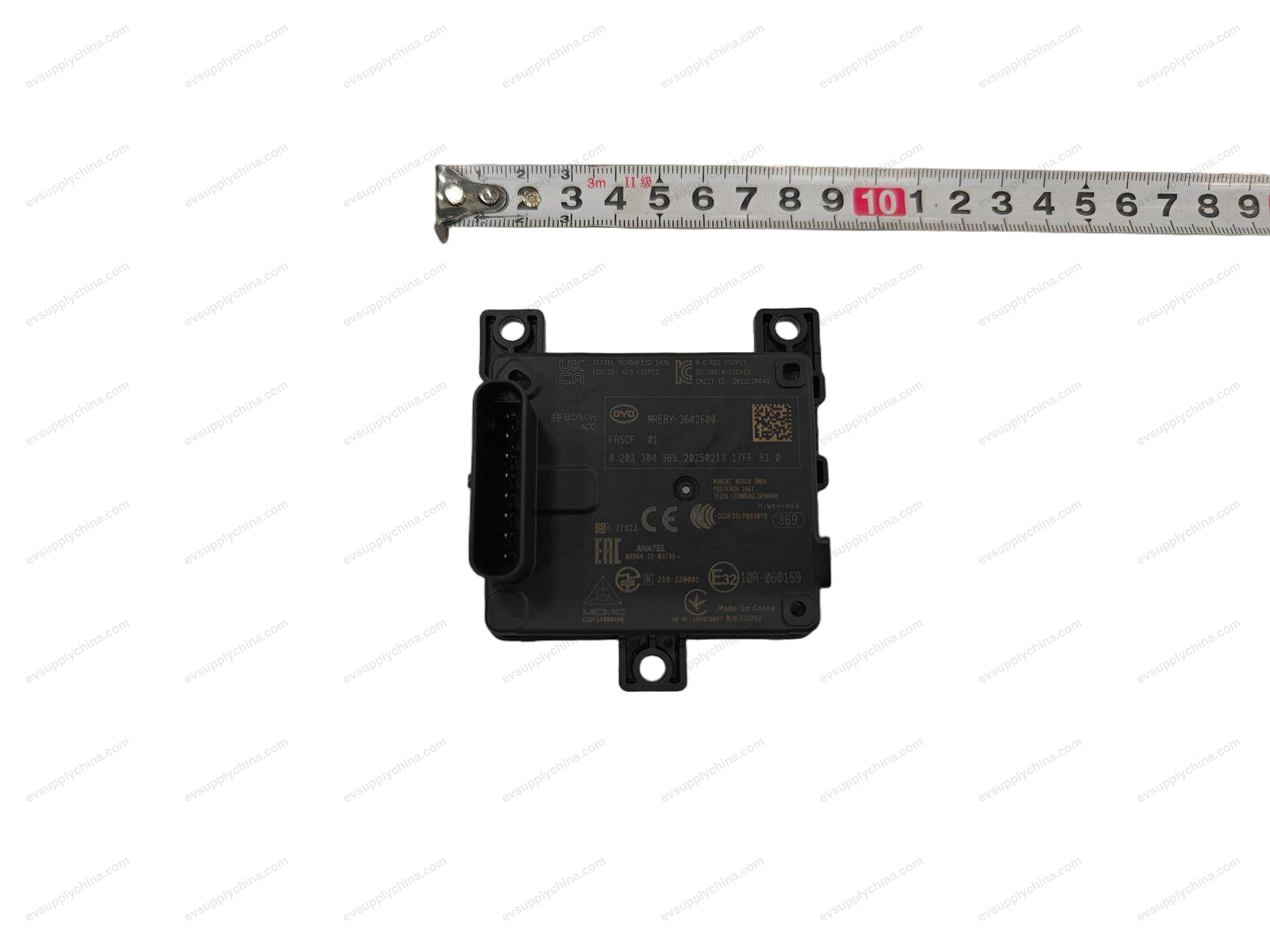 Front-mounted millimeter-wave radar