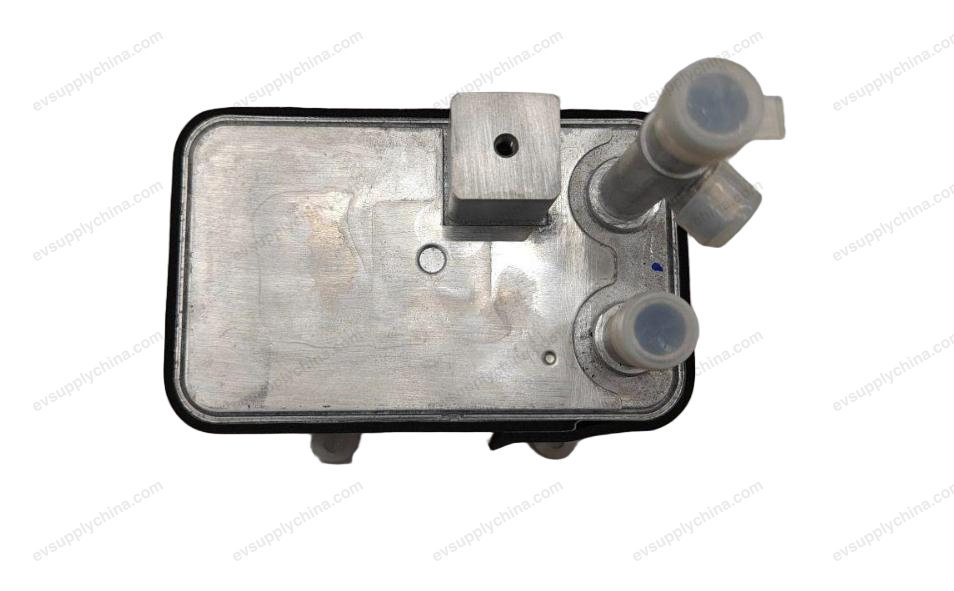 Heat pump waste heat plate heat exchange assembly