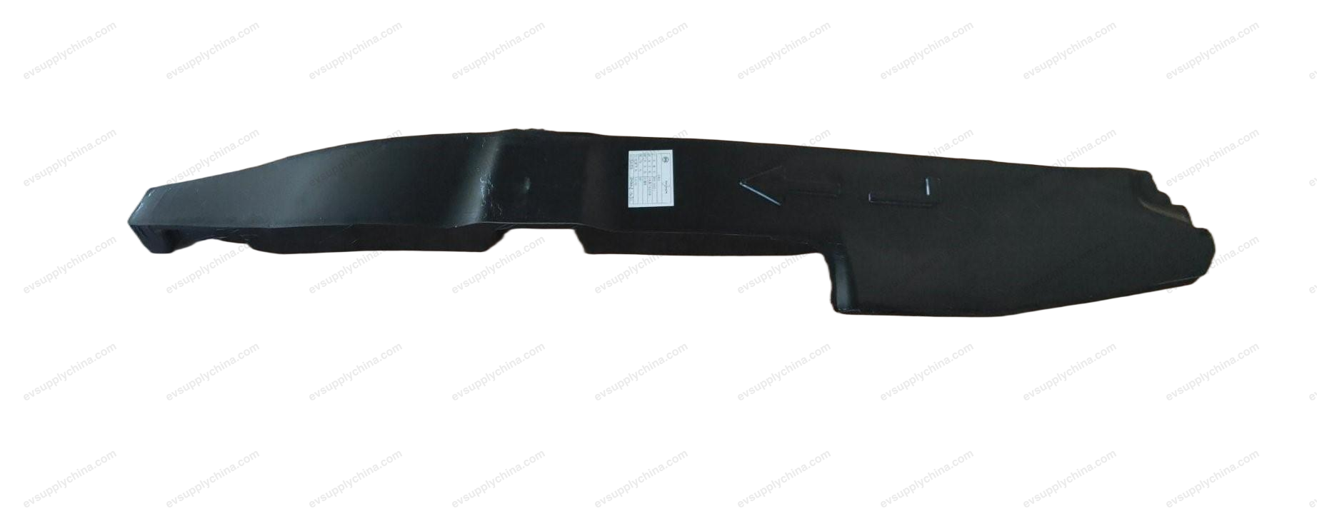 Left fender rear end plate
