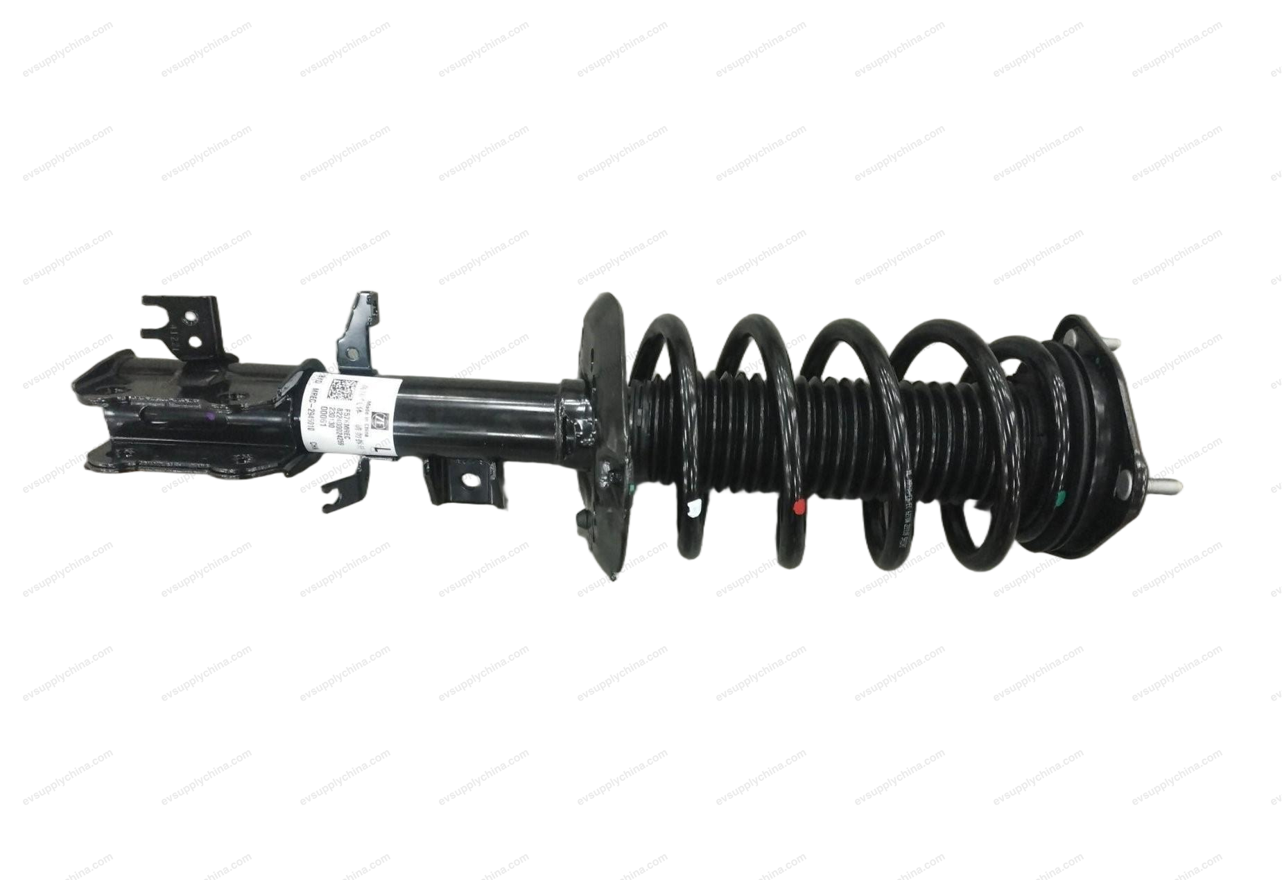 Left front electronically controlled shock absorber strut assembly