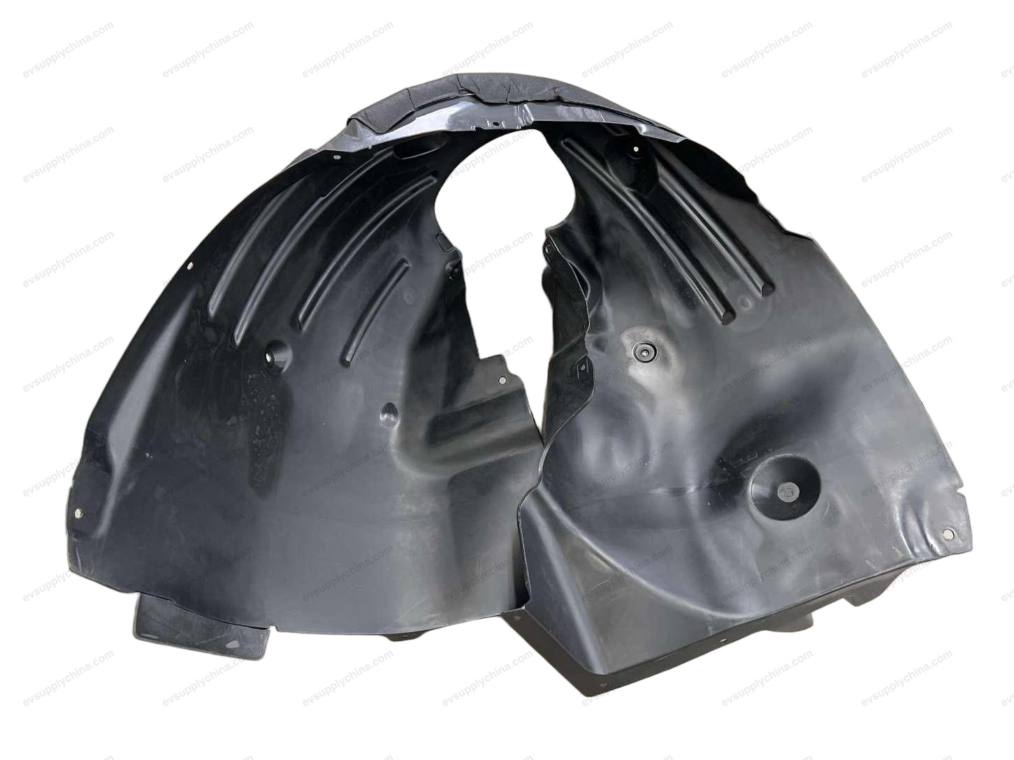 Left front wheel mudguard assembly