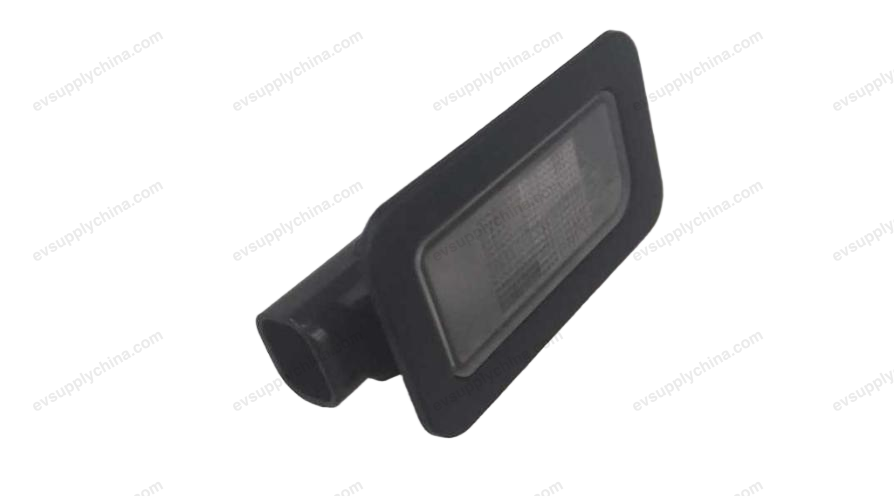 Left license plate light