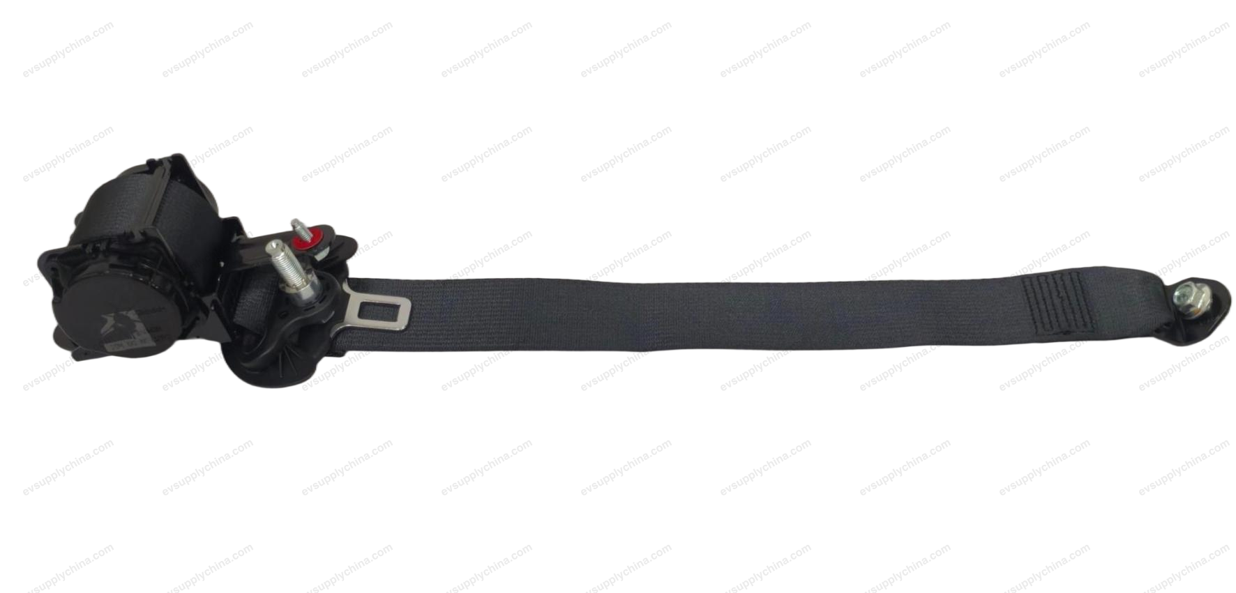 Left rear seatbelt assembly - Deep Black 5