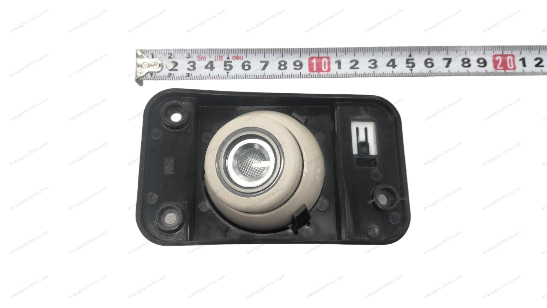 Middle right interior light assembly - sand gold plated matte — Denza D9