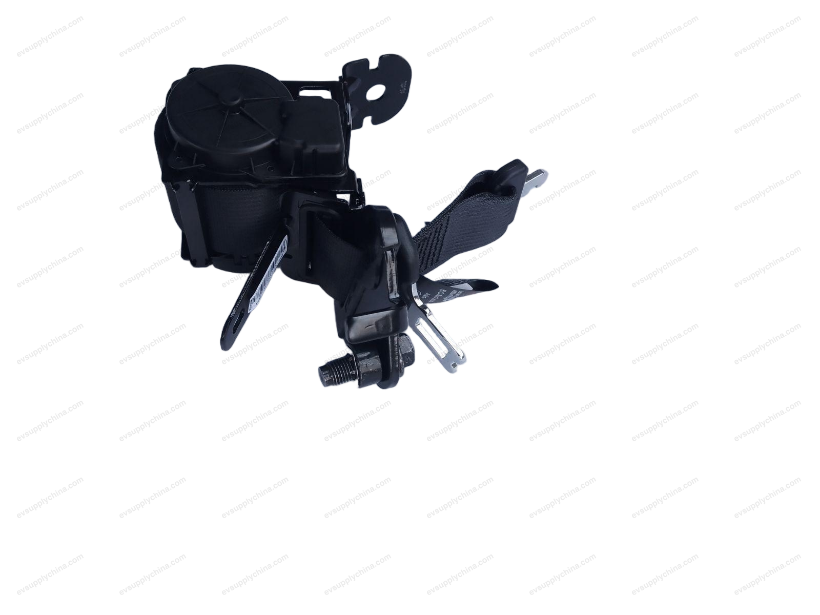 Rear and center three-point seat belt assembly - Deep Black 5
