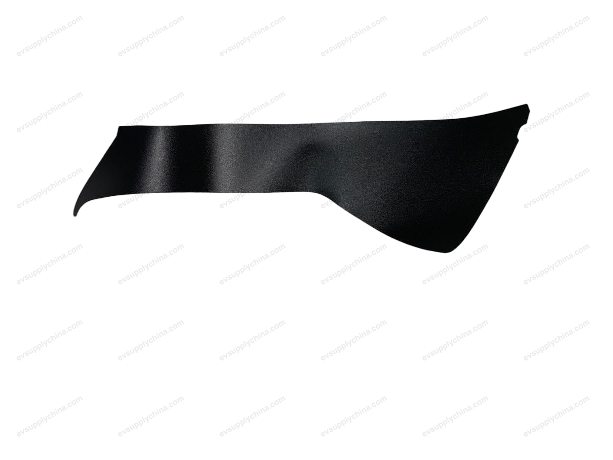 Blackout film on the left rear door C-pillar — BYD Dolphin