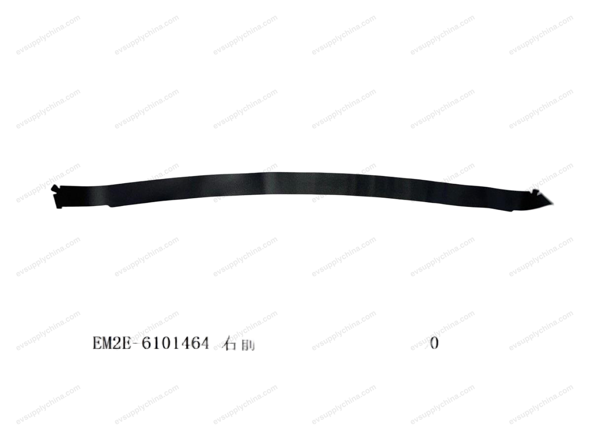 Blackout film on the right front door window frame — BYD Dolphin