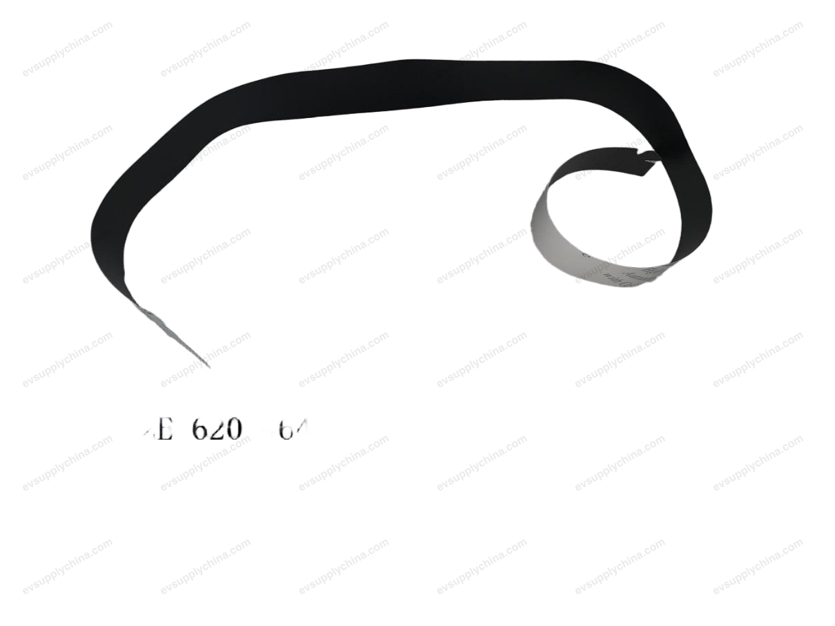 Blackout film on the right rear door and window frame — BYD Dolphin