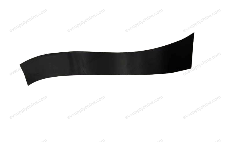 Blackout film on the left front door A-pillar — Denza D9