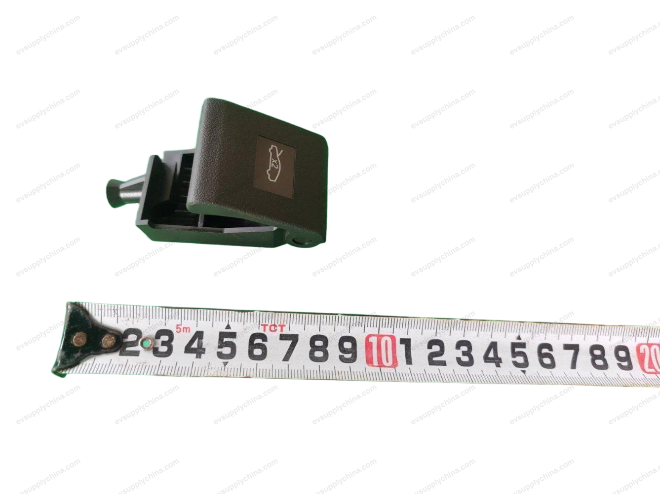 Front hood opening handle assembly - Black Chocolate — Denza D9