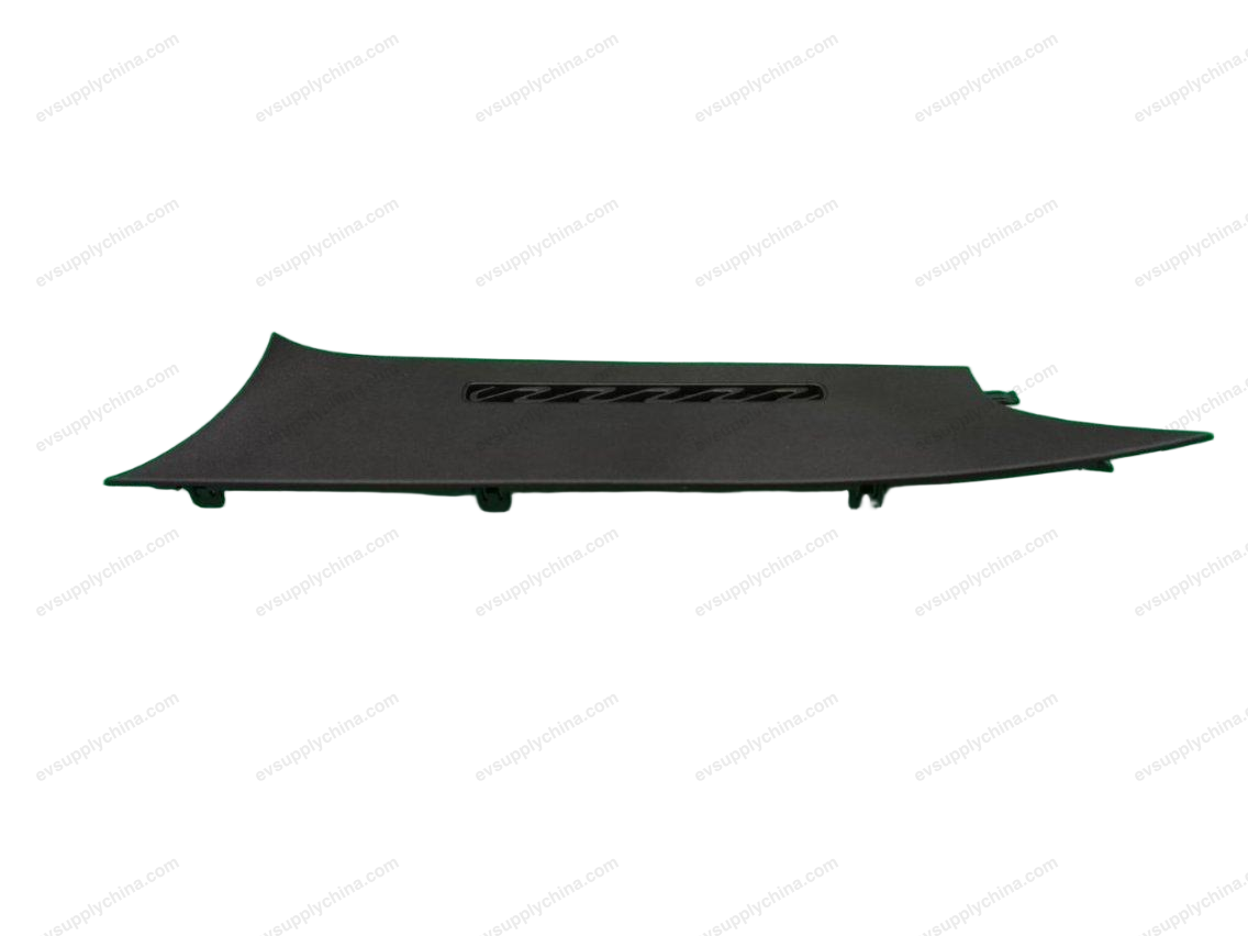 Left A-pillar defrost vent cover assembly - Black Chocolate — Denza D9