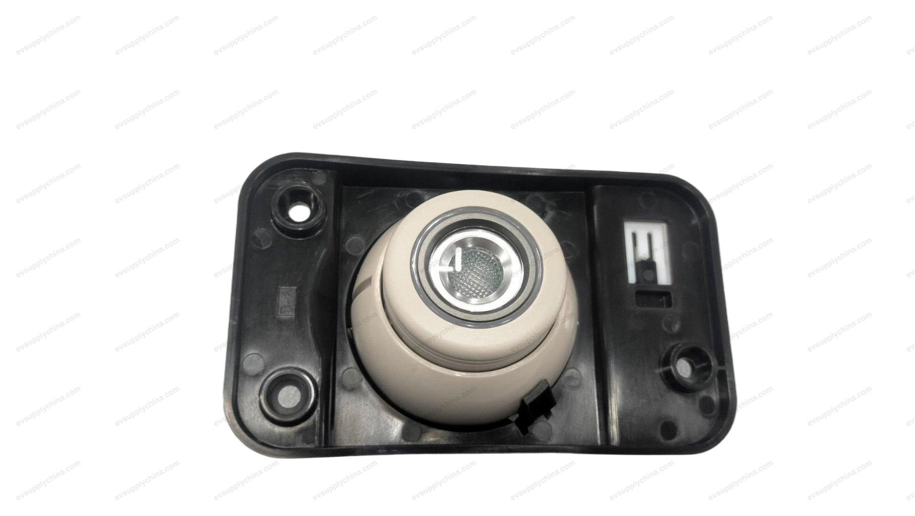 Left center interior light assembly - sandblasted matte gold plating — Denza D9