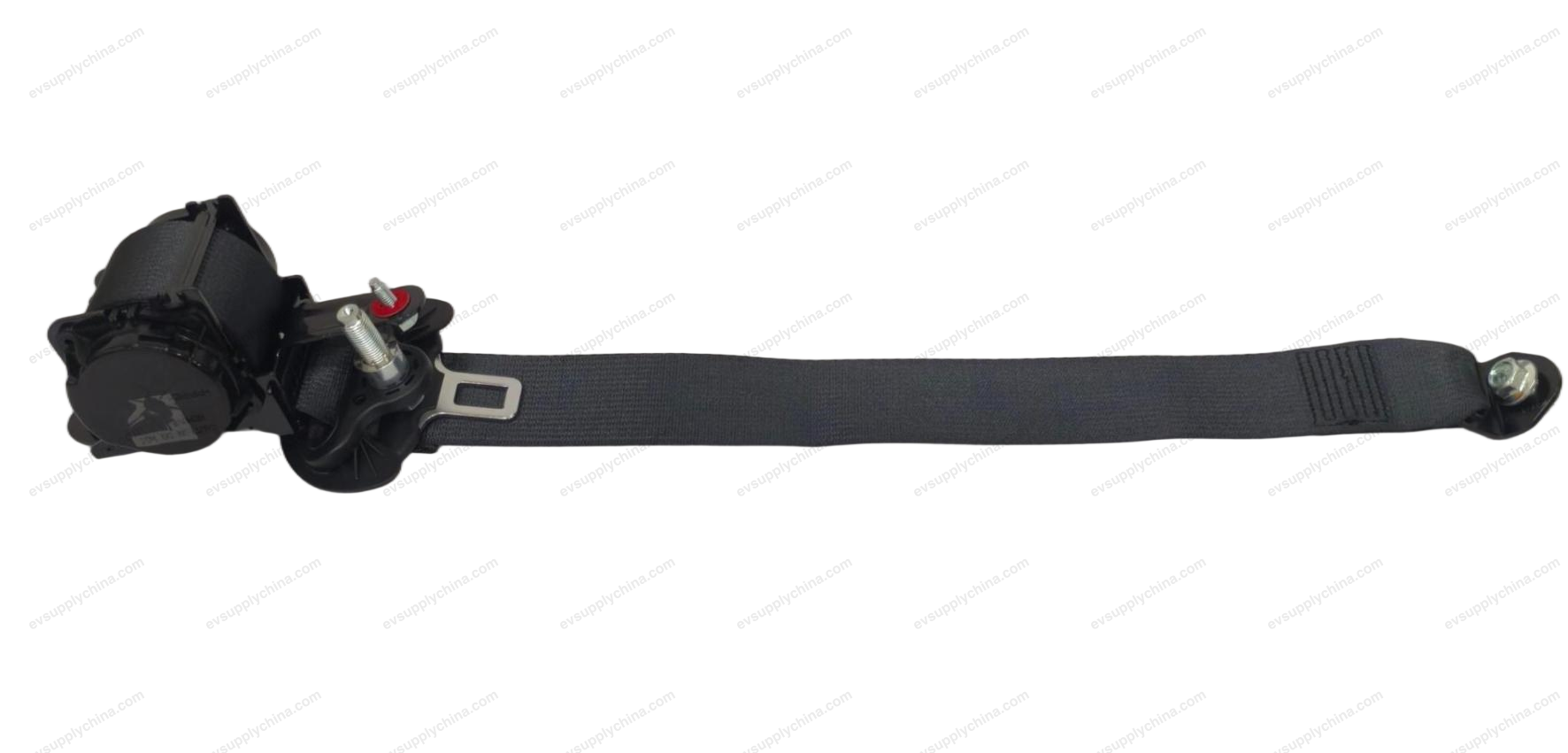 Left rear seatbelt assembly - Deep Black 5 — Denza D9