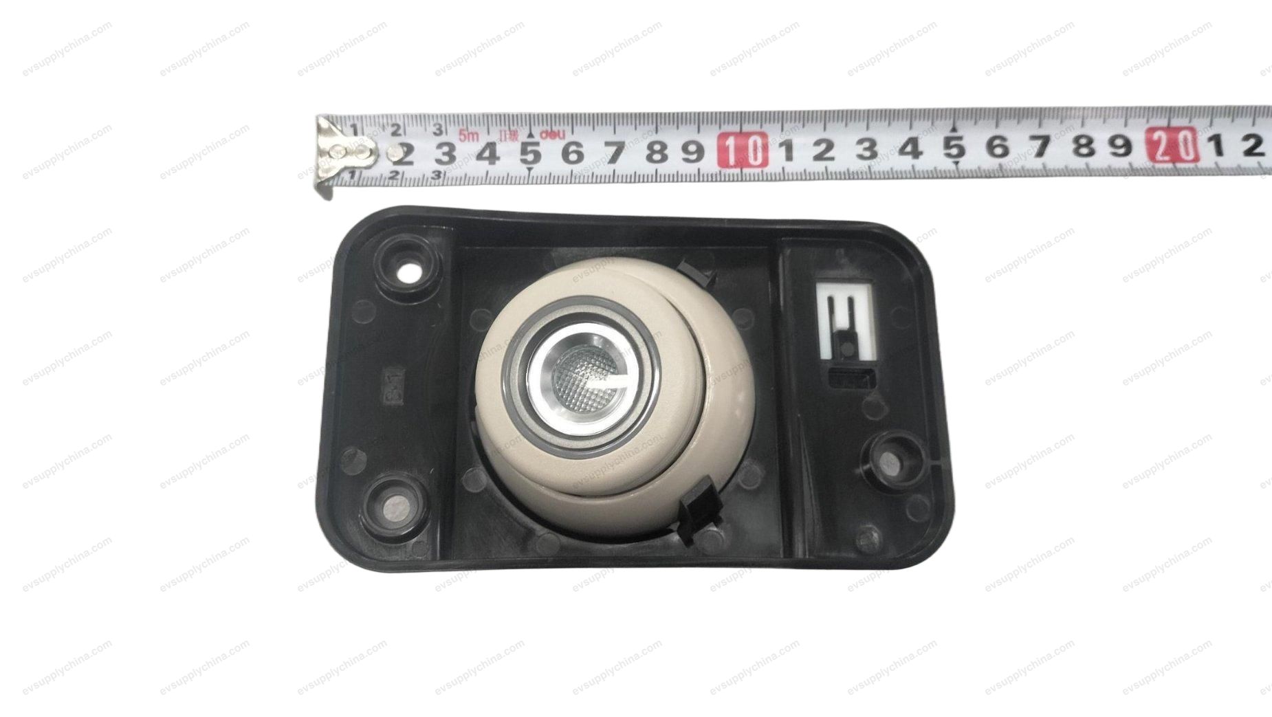 Middle right interior light assembly - sand gold plated matte — Denza D9