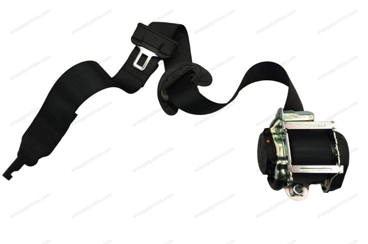 Right front seatbelt assembly - Deep Black 5 — Denza D9